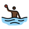 Wasserballspieler: Dunkle Hautfarbe