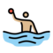 Wasserballspieler: Mittelhelle Hautfarbe
