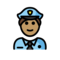 Polizist: Mittlere Hautfarbe