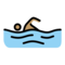 Schwimmer: Mittlere Hautfarbe