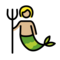 Wassermensch: Mittelhelle Hautfarbe
