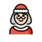 Weihnachtsfrau: Helle Hautfarbe