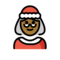 Weihnachtsfrau: Mitteldunkle Hautfarbe