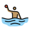 Wasserballspieler(In): Mittlere Hautfarbe