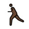 Laufende Person: Dunkle Hautfarbe