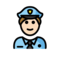 Polizist(In): Helle Hautfarbe