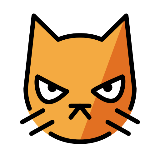 Schmollende Katze