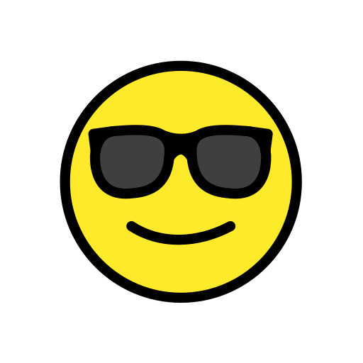 Lächelndes Gesicht Mit Sonnenbrille