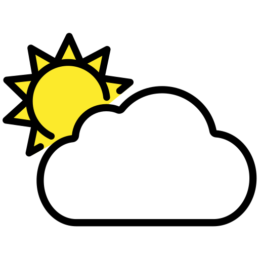 Sonne Hinter Großer Wolke