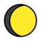 Zunehmender Dreiviertelmond