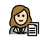 Büroangestellte: Helle Hautfarbe