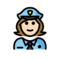 Polizistin: Helle Hautfarbe