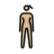 Stehende Frau: Mittelhelle Hautfarbe