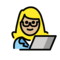 IT-Expertin: Mittelhelle Hautfarbe