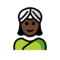 Frau Mit Turban: Dunkle Hautfarbe