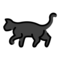 Schwarze Katze