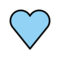 Blaues Herz