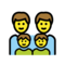 Familie: Mann, Mann, Junge, Junge