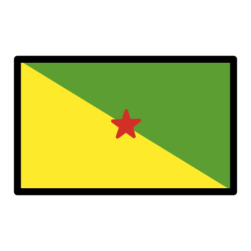 Flagge: Französisch-Guayana