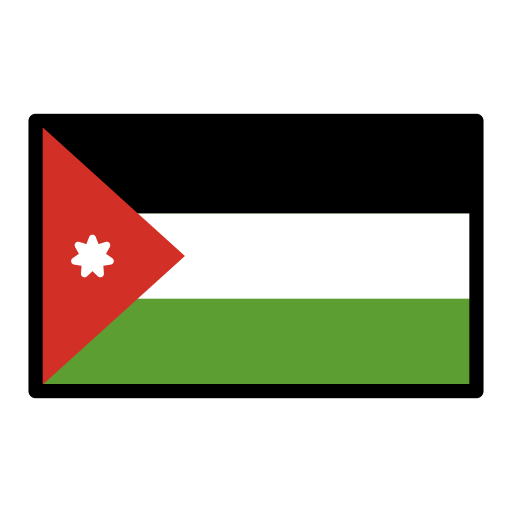 Flagge: Jordanien