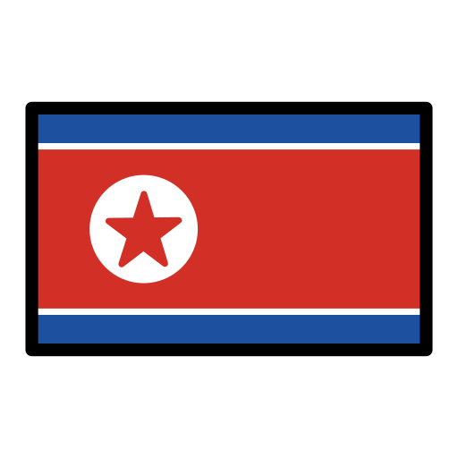 Flagge: Nordkorea