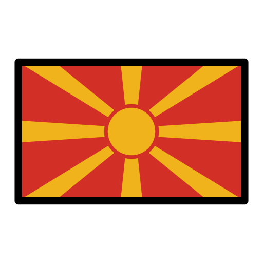 Flagge: Nordmazedonien