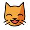 Grinsende Katze Mit Lachenden Augen