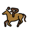Pferderennen: Dunkle Hautfarbe