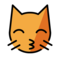 Küssende Katze