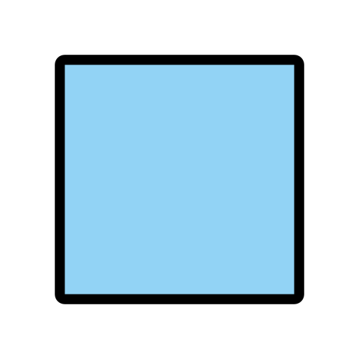 Blaues Quadrat