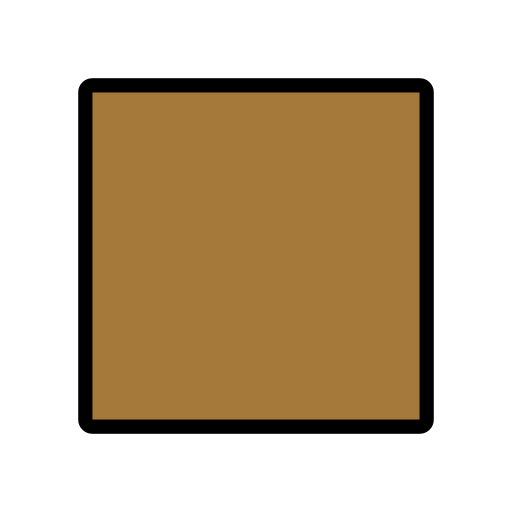 Braunes Quadrat