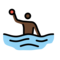 Wasserballspieler: Dunkle Hautfarbe
