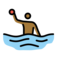 Wasserballspieler: Mitteldunkle Hautfarbe