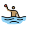 Wasserballspieler: Mittlere Hautfarbe