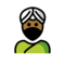 Mann Mit Turban: Mitteldunkle Hautfarbe