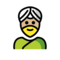 Mann Mit Turban: Mittelhelle Hautfarbe