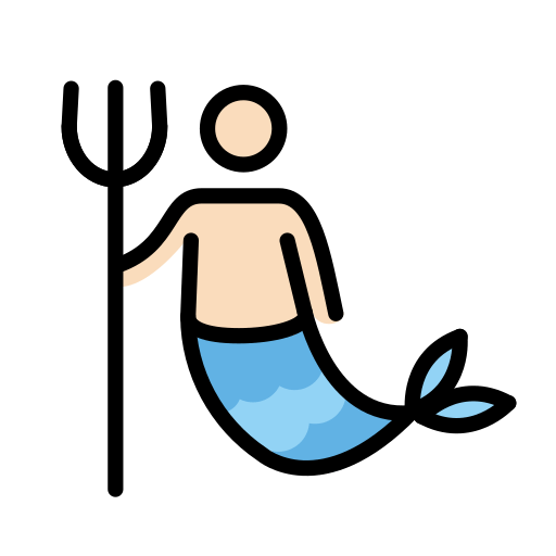 Wassermann: Helle Hautfarbe
