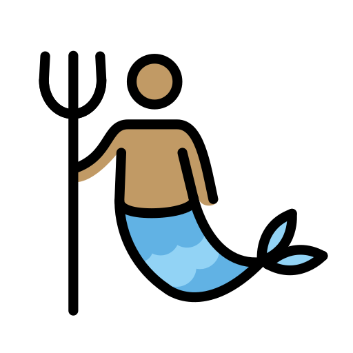 Wassermann: Mittlere Hautfarbe