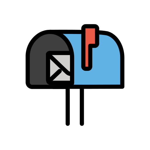 Offener Briefkasten Mit Post