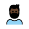 Person: Dunkle Hautfarbe, Bart
