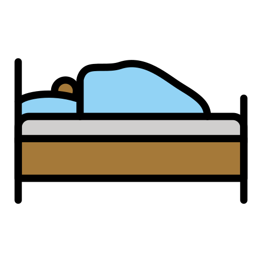 Im Bett Liegende Person: Mitteldunkle Hautfarbe