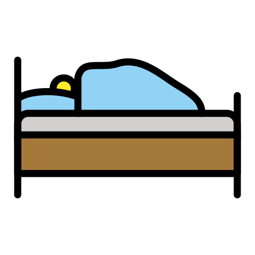 Im Bett Liegende Person