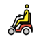 Person In Motorisiertem Rollstuhl