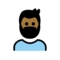 Person: Mitteldunkle Hautfarbe, Bart