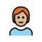 Person: Mittelhelle Hautfarbe, Rotes Haar