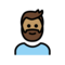 Person: Mittlere Hautfarbe, Bart