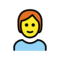 Person: Rotes Haar