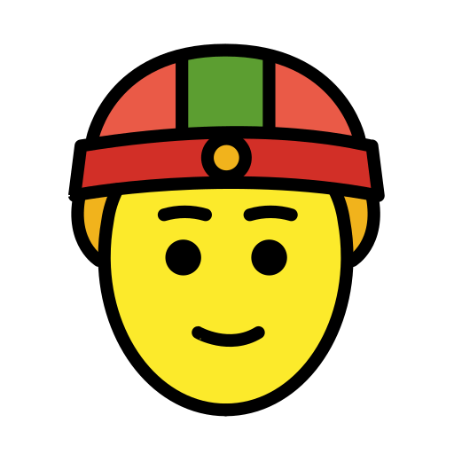 Person Mit Chinesischem Hut