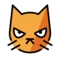 Schmollende Katze