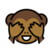 Sich Die Augen Zuhaltendes Affengesicht